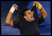 djokovic rips T-shirt